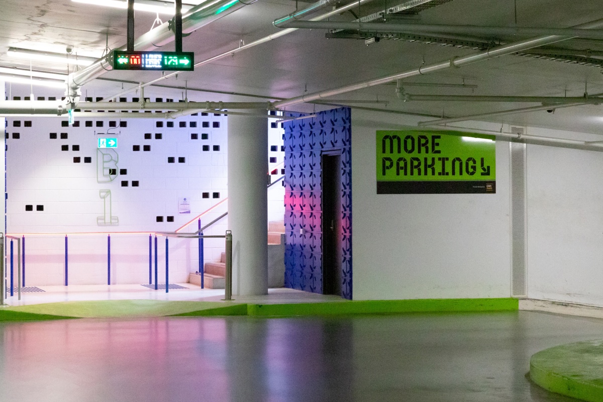 Prahran Square Car Park - Inside Level B1