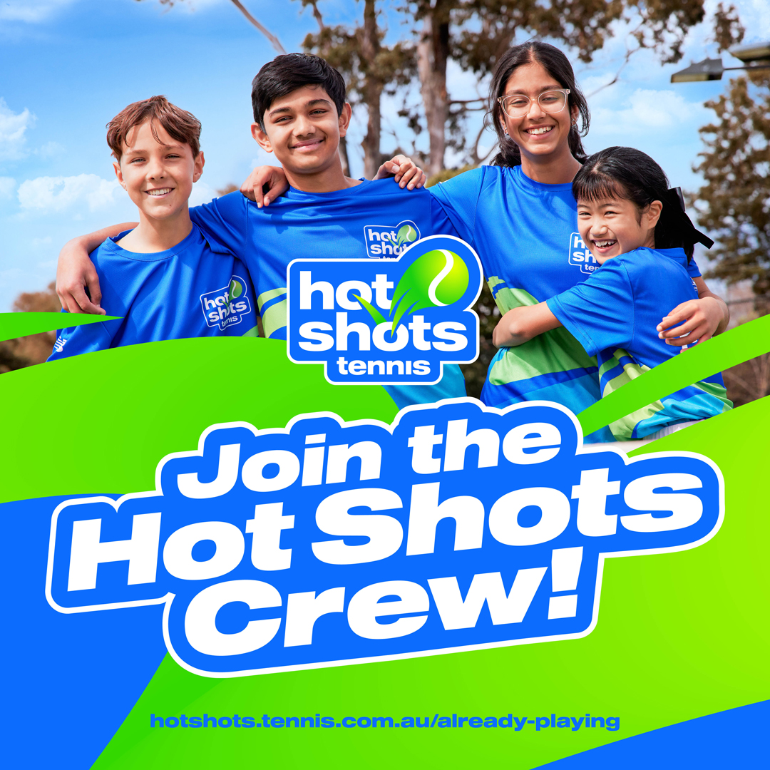 Digital Flyer for Tennis Australia Hot Shots Crew