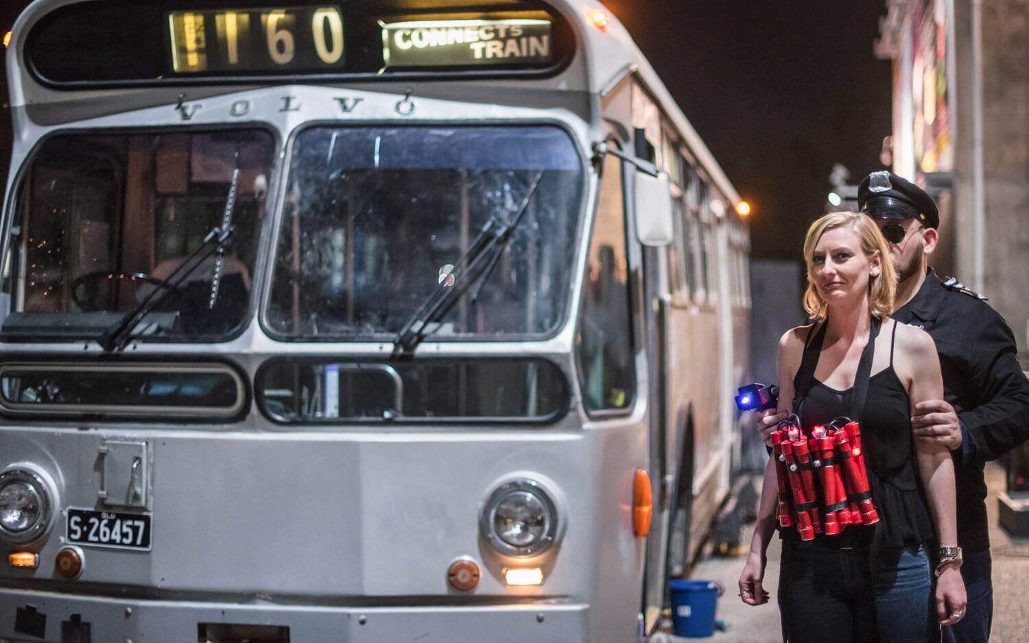 Hostage scene from the Speed: The Movie, The Play performance