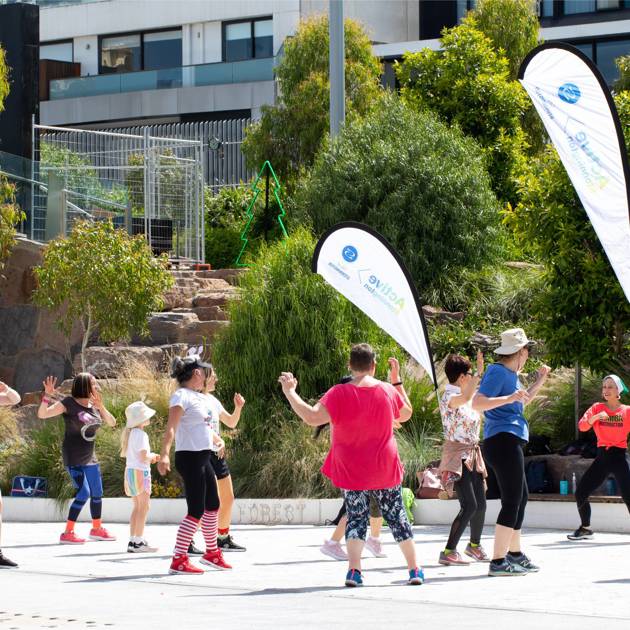 Christmas Zumba at Prahran Square