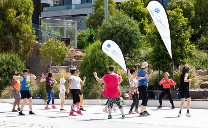 Christmas Zumba at Prahran Square
