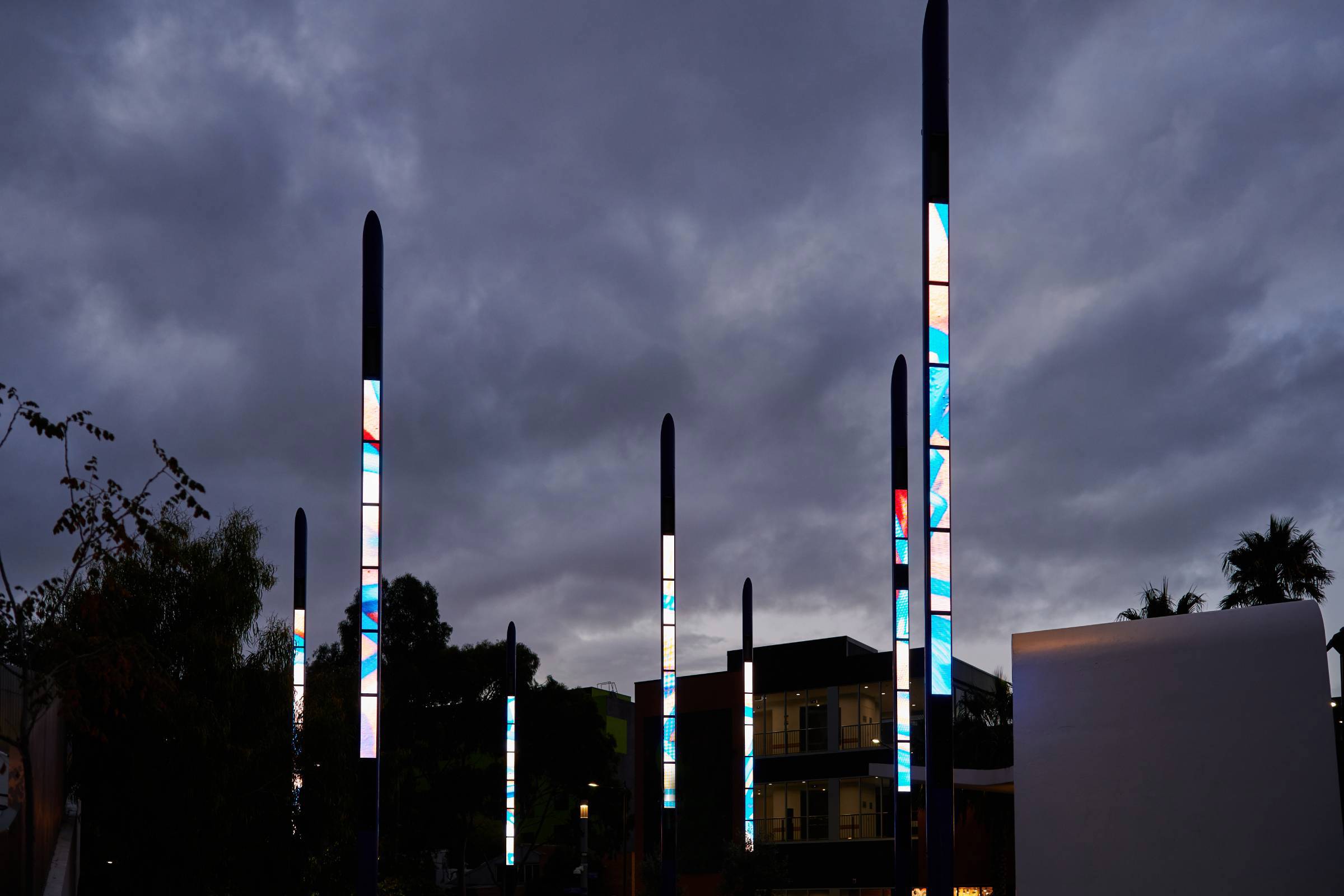 The Pipes Digital Artwork at Prahran Square | © RAMUS